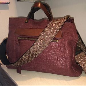 Sundance pebbled Italian leather handbag